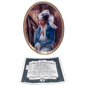 Sapphire Splendor Gone with the Wind Plate Cameo